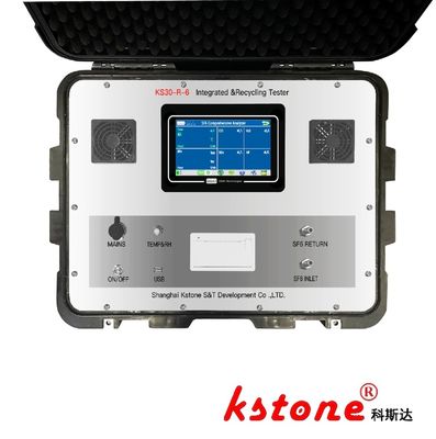 재활용, 순도, 미량 수분, 분해 생성물 측정 기능이 있는 지능형 SF6 종합 테스터 [KS30-R-6]