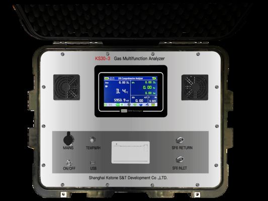 Kstone KS30-3 SF6 테스터: 전력 장비 유지 관리를 위한 정밀 습도, 순도 및 SO2 감지